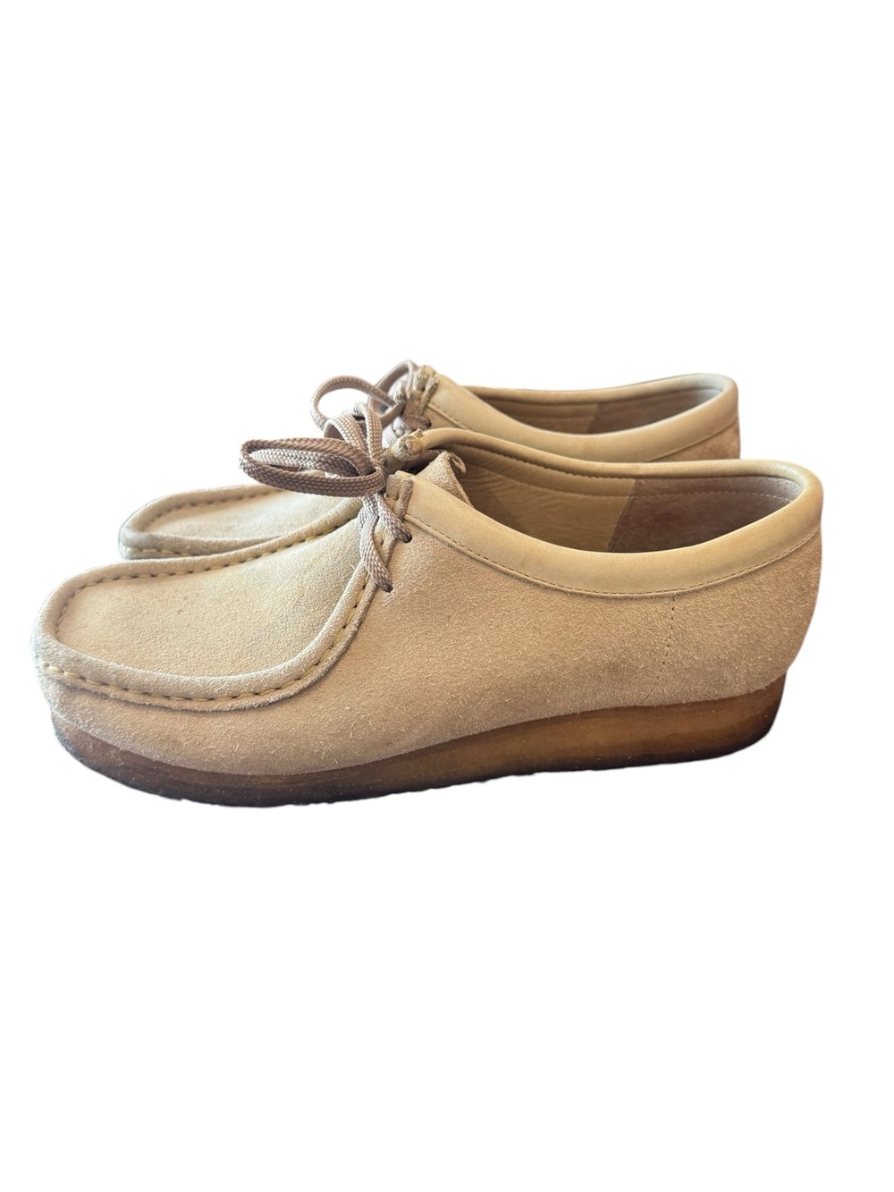 Clarks Originals Wallabee Shoes Mens Size 9M Classic Maple Suede Leather Upper